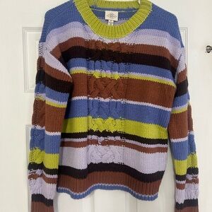 St. John's Bay Multicolor Striped Sweater